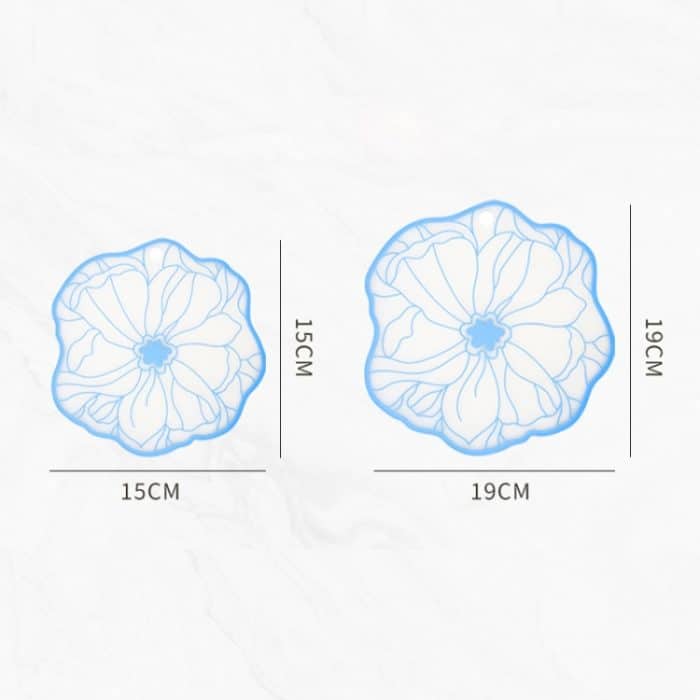 Einfache Wärmeisolierung, Verbrühungsschutz, rutschfest, ölbeständig, leicht zu reinigender Schüssel-Untersetzer., 19cm, 15cm – Bild 3