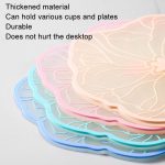 Einfache Wärmeisolierung, Verbrühungsschutz, rutschfest, ölbeständig, leicht zu reinigender Schüssel-Untersetzer., 19cm, 15cm – Bild 4