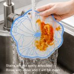 Einfache Wärmeisolierung, Verbrühungsschutz, rutschfest, ölbeständig, leicht zu reinigender Schüssel-Untersetzer., 19cm, 15cm – Bild 10