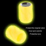 4 teile/satz Leuchtende Auto Motorrad Reifen Modifizierte Ventil Kappe, Yellow Red Skull, Yellow Sports Car, Blue White Skull, Blue Black Flag, Blue Red Skull, Blue Sports Car, Green White Skull, Green Black Flag, Green Red Skull, Green Sports Car – Bild 6