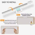 Wiederaufladbares LED-Nachtlicht mit Bewegungsmelder unter dem Schrank mit digitaler Anzeige, 1200mAH, 2000mAH – Bild 6