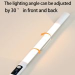 Wiederaufladbares LED-Nachtlicht mit Bewegungsmelder unter dem Schrank mit digitaler Anzeige, 1200mAH, 2000mAH – Bild 10