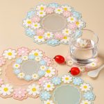 Hochtemperaturbeständige Daisy-Untersetzer für den Haushalt, Isoliermatte für Küchentische, Pink Small, Blue Small, Pink Medium, Blue Medium, Pink Large, Blue Large – Bild 2