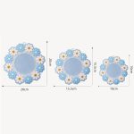 Hochtemperaturbeständige Daisy-Untersetzer für den Haushalt, Isoliermatte für Küchentische, Pink Small, Blue Small, Pink Medium, Blue Medium, Pink Large, Blue Large – Bild 3