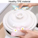 Hochtemperaturbeständige Daisy-Untersetzer für den Haushalt, Isoliermatte für Küchentische, Pink Small, Blue Small, Pink Medium, Blue Medium, Pink Large, Blue Large – Bild 4