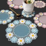Hochtemperaturbeständige Daisy-Untersetzer für den Haushalt, Isoliermatte für Küchentische, Pink Small, Blue Small, Pink Medium, Blue Medium, Pink Large, Blue Large – Bild 7