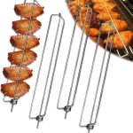 304 Edelstahl Outdoor Grill Huhn Flügel Gabel Grill BBQ Grill Werkzeuge, 1pcs – Bild 2