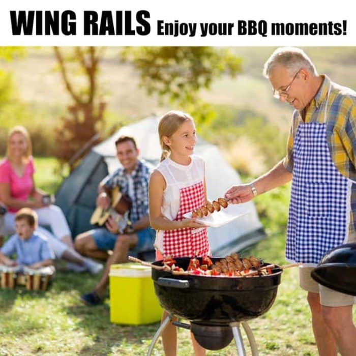 304 Edelstahl Outdoor Grill Huhn Flügel Gabel Grill BBQ Grill Werkzeuge, 1pcs – Bild 9