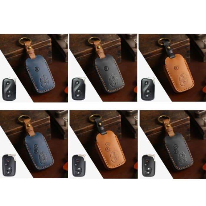 Für Lexus RX270/ES240/LX570 Hallmo-Autoschlüsselabdeckung, 3 Keys Blue, 3 Keys Black, 3 Keys Brown, 4 Keys Blue, 4 Keys Brown, 4 Keys Black – Bild 2