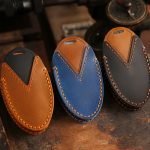 Für koreanische Hyundai Hallmo Auto handgefertigte Schlüsseltasche, 5 Keys Brown, 5 Keys Blue, 5 Keys Black, 7 Keys Brown, 7 Keys Blue, 7 Keys Black – Bild 2