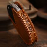 Für koreanische Hyundai Hallmo Auto handgefertigte Schlüsseltasche, 5 Keys Brown, 5 Keys Blue, 5 Keys Black, 7 Keys Brown, 7 Keys Blue, 7 Keys Black – Bild 5