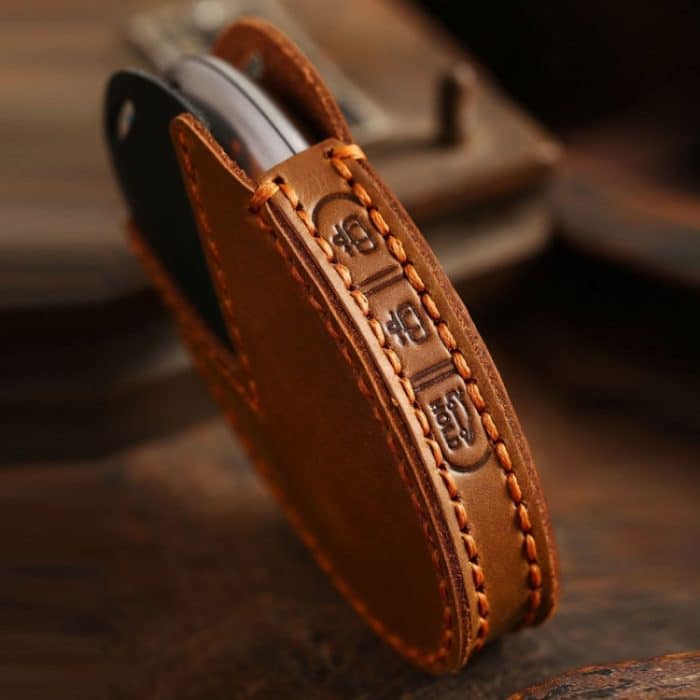 Für koreanische Hyundai Hallmo Auto handgefertigte Schlüsseltasche, 5 Keys Brown, 5 Keys Blue, 5 Keys Black, 7 Keys Brown, 7 Keys Blue, 7 Keys Black – Bild 5