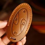 Für koreanische Hyundai Hallmo Auto handgefertigte Schlüsseltasche, 5 Keys Brown, 5 Keys Blue, 5 Keys Black, 7 Keys Brown, 7 Keys Blue, 7 Keys Black – Bild 6