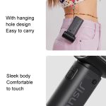 JisuLife Hochgeschwindigkeits-Handventilator, kleiner tragbarer Mini-Ventilator, wiederaufladbar über USB, elektrischer Ventilator zur Desktop-Kühlung, 3600mAh, 5000mAh – Bild 11