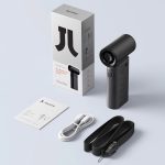 JisuLife Hochgeschwindigkeits-Handventilator, kleiner tragbarer Mini-Ventilator, wiederaufladbar über USB, elektrischer Ventilator zur Desktop-Kühlung, 3600mAh, 5000mAh – Bild 12