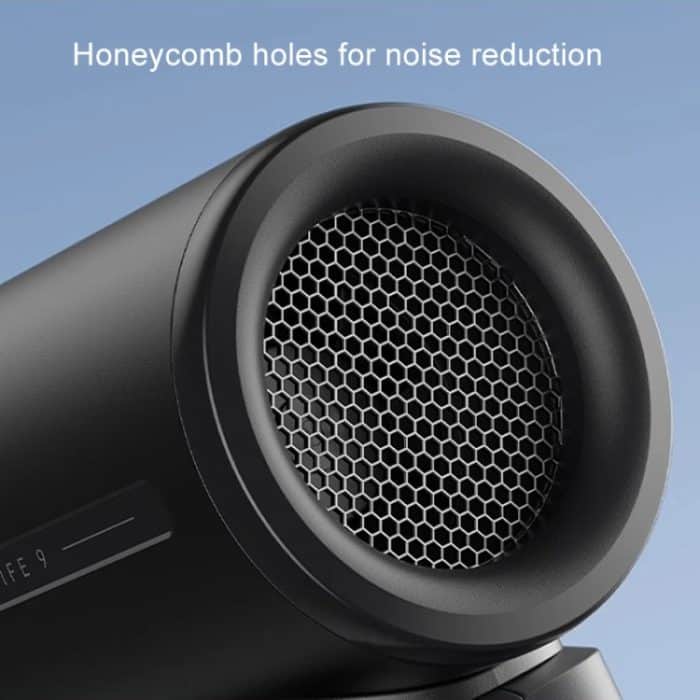 JisuLife Hochgeschwindigkeits-Handventilator, kleiner tragbarer Mini-Ventilator, wiederaufladbar über USB, elektrischer Ventilator zur Desktop-Kühlung, 3600mAh, 5000mAh – Bild 7