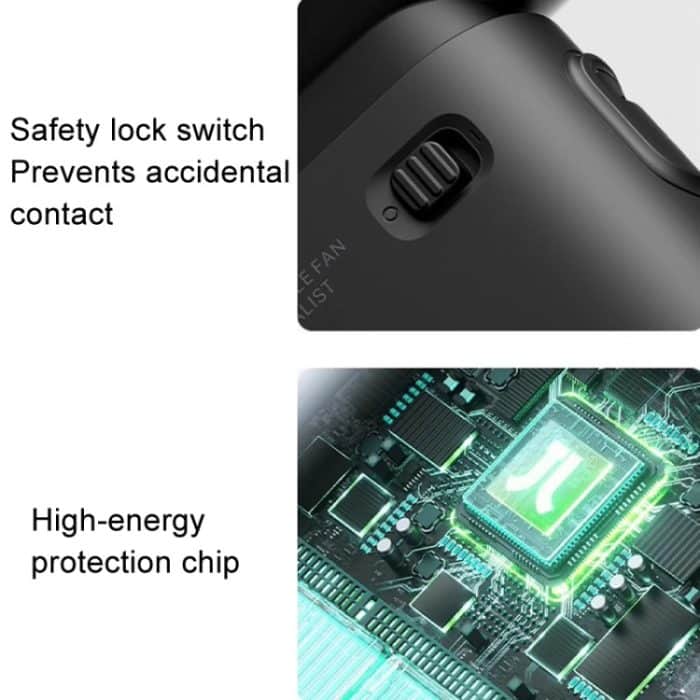 JisuLife Hochgeschwindigkeits-Handventilator, kleiner tragbarer Mini-Ventilator, wiederaufladbar über USB, elektrischer Ventilator zur Desktop-Kühlung, 3600mAh, 5000mAh – Bild 10