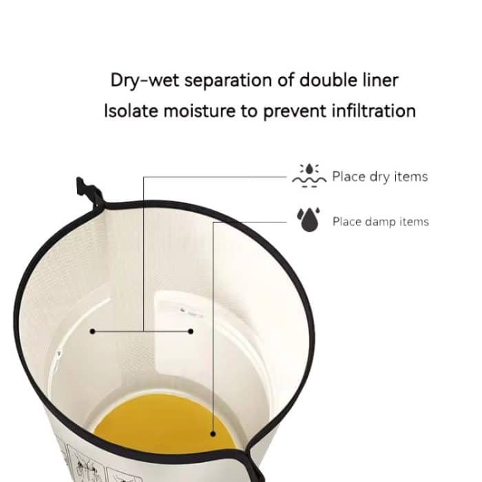 Naturehike Rafting Wasserdichte Tasche Trocken Nass Separaten Schulter Tasche, 25L Yellow, 10L Green, 25L Green – Bild 6