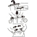 Naturehike Rafting Wasserdichte Tasche Trocken Nass Separaten Schulter Tasche, 10L White, 15L White, 25L White, 10L Yellow, 15L Yellow – Bild 8