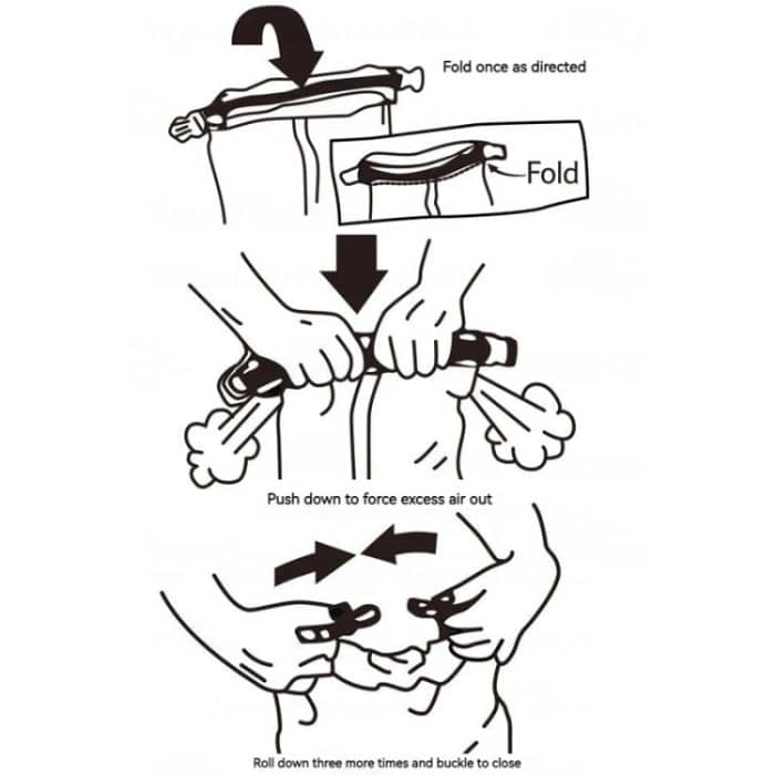 Naturehike Rafting Wasserdichte Tasche Trocken Nass Separaten Schulter Tasche, 10L White, 15L White, 25L White, 10L Yellow, 15L Yellow – Bild 8