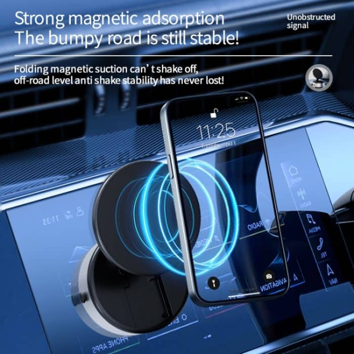 AIMITE X10Q Vakuum Adsorption Auto Armaturenbrett Mittelkonsole Navigation Halterung – Bild 6