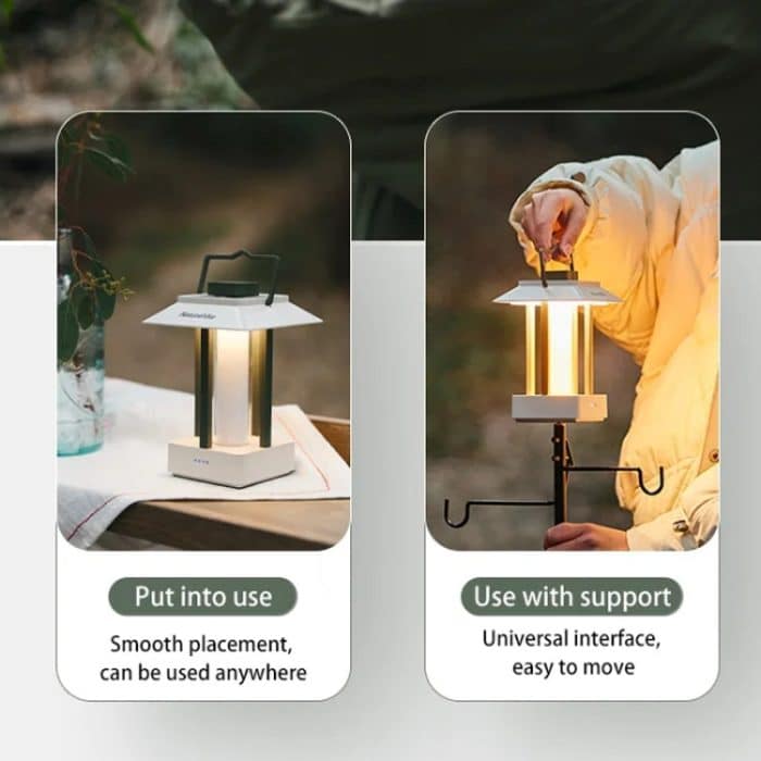 Naturehike Camping Umgebungs Licht Außen Beleuchtung Wiederaufladbare Zelt Vintage Pferd Lampe – Bild 4