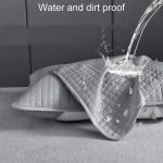 1 Paar schweiß- und schmutzisolierende Kissenbezüge aus Baumwolle für den Haushalt, 48cm x 74cm – Bild 5