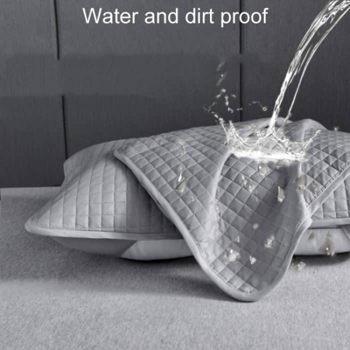 1 Paar schweiß- und schmutzisolierende Kissenbezüge aus Baumwolle für den Haushalt, 48cm x 74cm – Bild 5