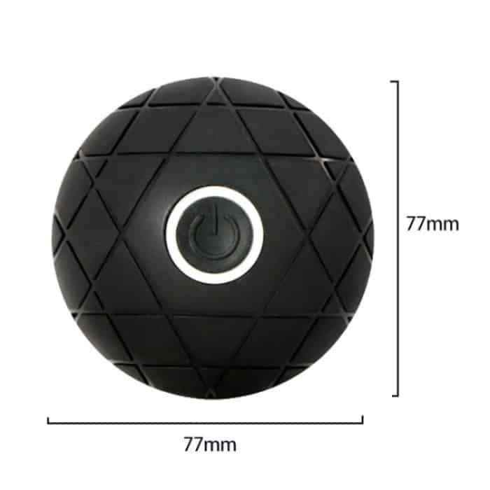 3D vibrierender Yoga-Ball, Muskelentspannung, Massage, Fitness-Ball, wiederaufladbarer, handgehaltener Silikon-Massageball – Bild 7