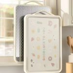 Doppelseitiges Schneidebrett aus Edelstahl für den Haushalt, verdicktes antibakterielles Schneidebrett, Medium Smooth Surface, Medium Rubiks Cube, Medium Rubiks Cube Standable, Large Smooth Surface, Large Rubiks Cube, Large Rubiks Cube Standable... – Bild 2