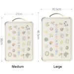 Doppelseitiges Schneidebrett aus Edelstahl für den Haushalt, verdicktes antibakterielles Schneidebrett, Medium Smooth Surface, Medium Rubiks Cube, Medium Rubiks Cube Standable, Large Smooth Surface, Large Rubiks Cube, Large Rubiks Cube Standable... – Bild 3