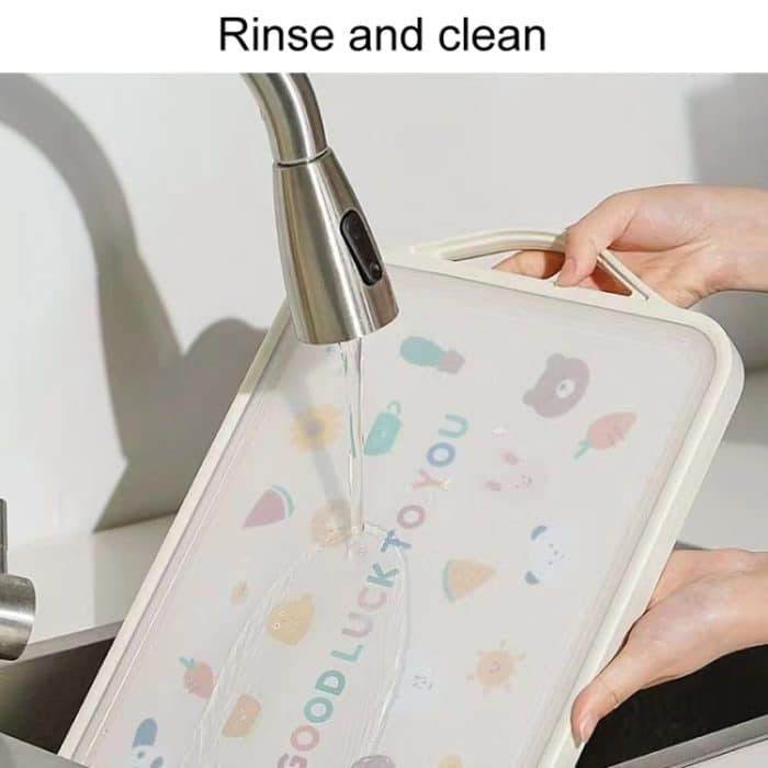 Doppelseitiges Schneidebrett aus Edelstahl für den Haushalt, verdicktes antibakterielles Schneidebrett, Medium Smooth Surface, Medium Rubiks Cube, Medium Rubiks Cube Standable, Large Smooth Surface, Large Rubiks Cube, Large Rubiks Cube Standable... – Bild 4