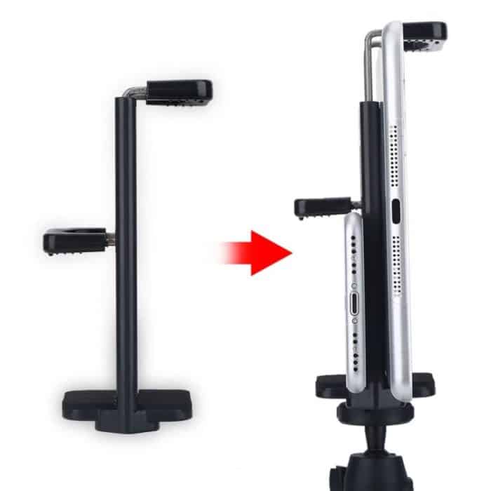 Universelle 2-in-1-Tablet-Telefonhalterung mit Clip und Stativadapter – Bild 5