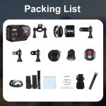 SC002 4K/60FPS IP68 wasserdichte WiFi HD Mini Outdoor Sport Tauchkamera, Black+32G, Black+64G, Black+128G – Bild 15