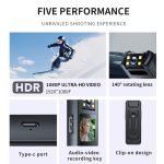 Tragbare Outdoor-Sport-Recorder-Kamera mit hochauflösender Nachtsicht – Bild 6