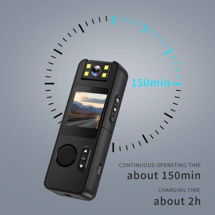 Tragbare Outdoor-Sport-Recorder-Kamera mit hochauflösender Nachtsicht – Bild 10