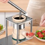 Hebelpresse Wurstmaschine Vertikal Schnelles manuelles Wurstfüllwerkzeug, With 5 Nozzles – Bild 6