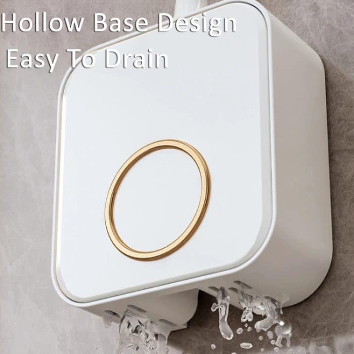 An der Wand montiertes Toilettenbürsten- und Halterset, geruchloses Design mit Deckel, Badezimmer-Reinigungsset – Bild 5