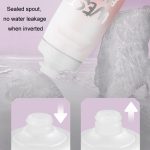 WEST BIKING 620ML Fahrrad Wasserflasche Tragbare Outdoor Radfahren Wasserbecher, White Pink Gradient, Black Gray Gradient, Blue Gradient, Dark Green Gradient, Green Pink Gradient – Bild 7