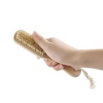 Doppelseitige Fuß Grinder Schwein Borsten Pinsel Holz Reinigung Massage Kleine Pinsel – Bild 3