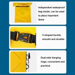 XINDA XD-BAG19 IPX7 wasserdichte Outdoor Stream Tracing Rucksack Tauchtasche, Yellow-16L, Yellow-26L, Yellow-36L, Blue-16L, Blue-26L – Bild 12