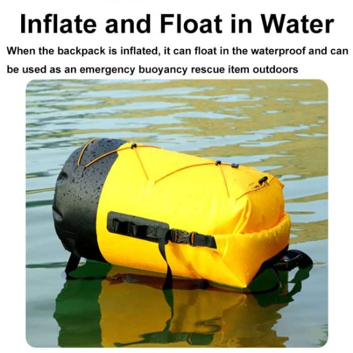 XINDA XD-BAG19 IPX7 wasserdichte Outdoor Stream Tracing Rucksack Tauchtasche, Yellow-16L, Yellow-26L, Yellow-36L, Blue-16L, Blue-26L – Bild 4