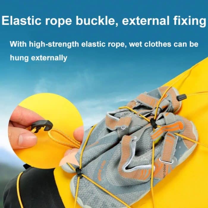 XINDA XD-BAG19 IPX7 wasserdichte Outdoor Stream Tracing Rucksack Tauchtasche, Yellow-16L, Yellow-26L, Yellow-36L, Blue-16L, Blue-26L – Bild 5