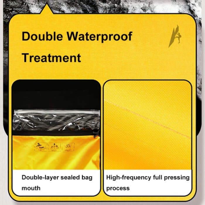 XINDA XD-BAG19 IPX7 wasserdichte Outdoor Stream Tracing Rucksack Tauchtasche, Yellow-16L, Yellow-26L, Yellow-36L, Blue-16L, Blue-26L – Bild 8