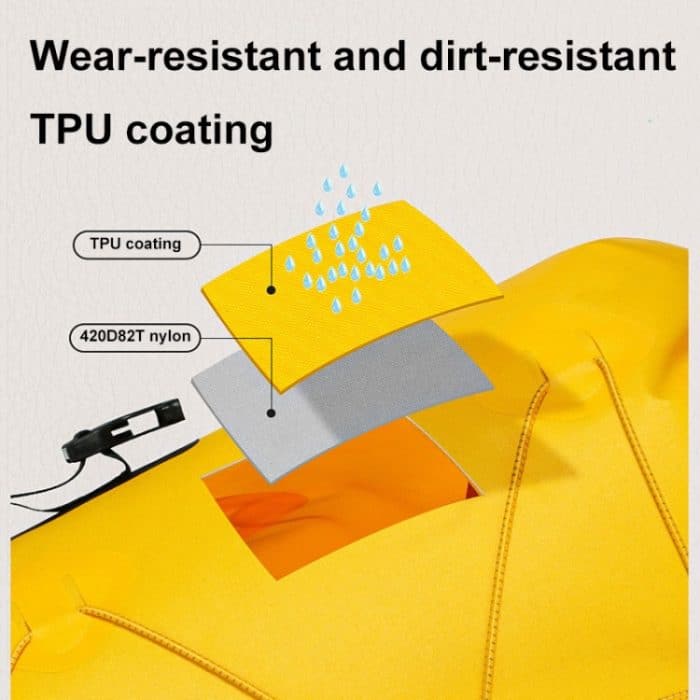 XINDA XD-BAG19 IPX7 wasserdichte Outdoor Stream Tracing Rucksack Tauchtasche, Black-26L, Black-36L – Bild 9