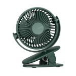 JisuLife FA29A Clip-Desktop-Mini-Ventilator, tragbarer, wiederaufladbarer USB-Ventilator