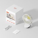 JisuLife FA29A Clip-Desktop-Mini-Ventilator, tragbarer, wiederaufladbarer USB-Ventilator – Bild 13