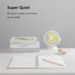 JisuLife FA29A Clip-Desktop-Mini-Ventilator, tragbarer, wiederaufladbarer USB-Ventilator – Bild 9