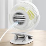 JisuLife FA29A Clip-Desktop-Mini-Ventilator, tragbarer, wiederaufladbarer USB-Ventilator – Bild 10