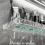 Punch-Free Badezimmer Wasserhahn Regal Hause Badezimmer Eitelkeit Lagerung Stand, 50 x 11cm – Bild 6